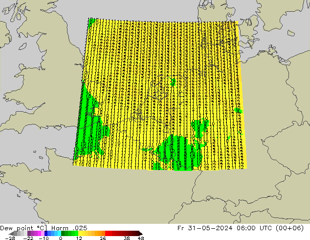 Taupunkt Harm .025 Fr 31.05.2024 06 UTC