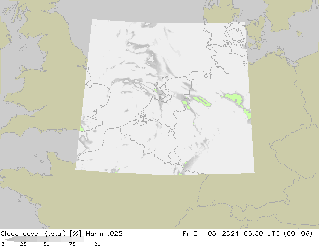 Nubi (totali) Harm .025 ven 31.05.2024 06 UTC
