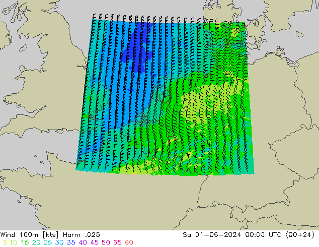 Wind 100m Harm .025 Sa 01.06.2024 00 UTC