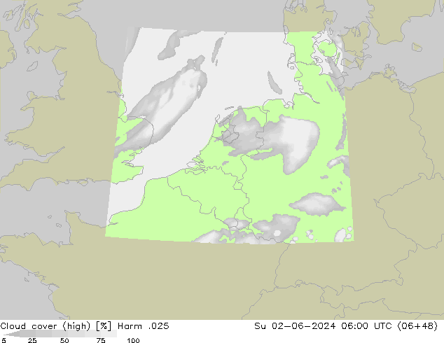 Wolken (hohe) Harm .025 So 02.06.2024 06 UTC