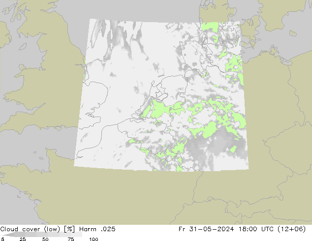 Wolken (tief) Harm .025 Fr 31.05.2024 18 UTC