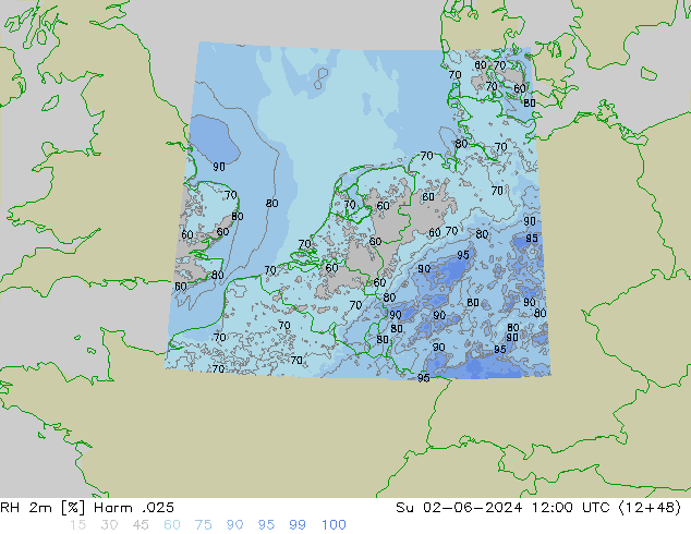 RH 2m Harm .025 Su 02.06.2024 12 UTC