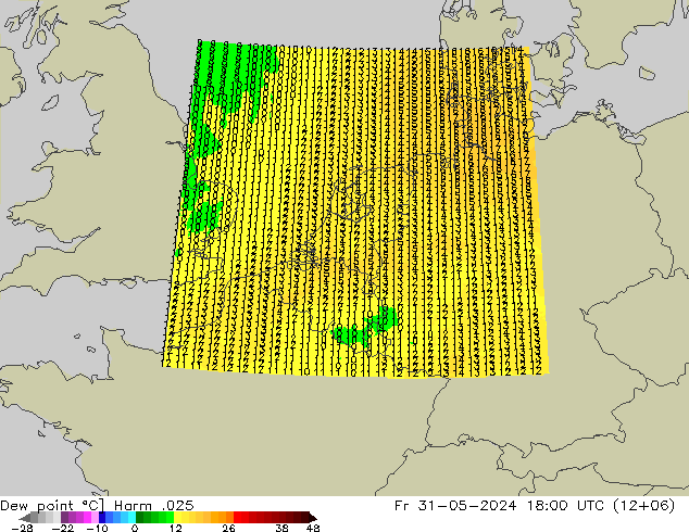 Taupunkt Harm .025 Fr 31.05.2024 18 UTC