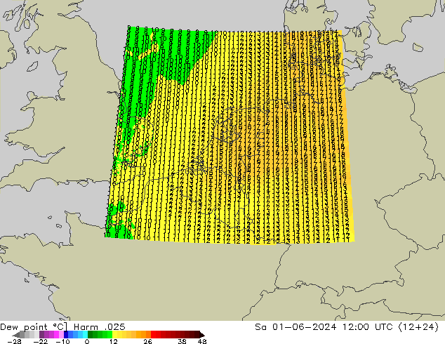 Taupunkt Harm .025 Sa 01.06.2024 12 UTC