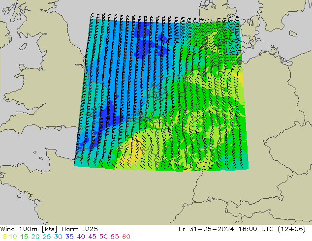 Wind 100m Harm .025 Fr 31.05.2024 18 UTC