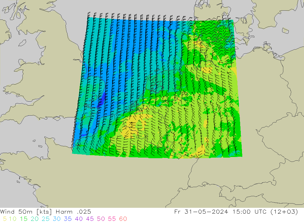 ветер 50 m Harm .025 пт 31.05.2024 15 UTC