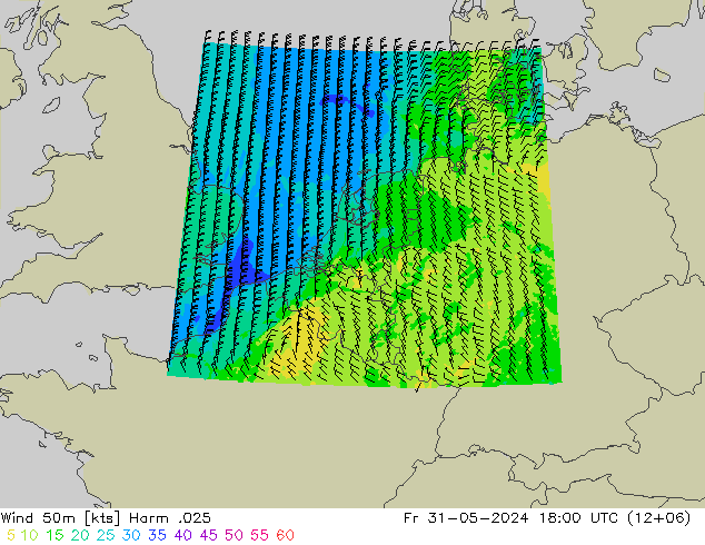 ветер 50 m Harm .025 пт 31.05.2024 18 UTC