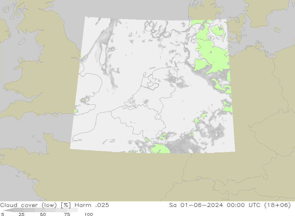 Nubes bajas Harm .025 sáb 01.06.2024 00 UTC