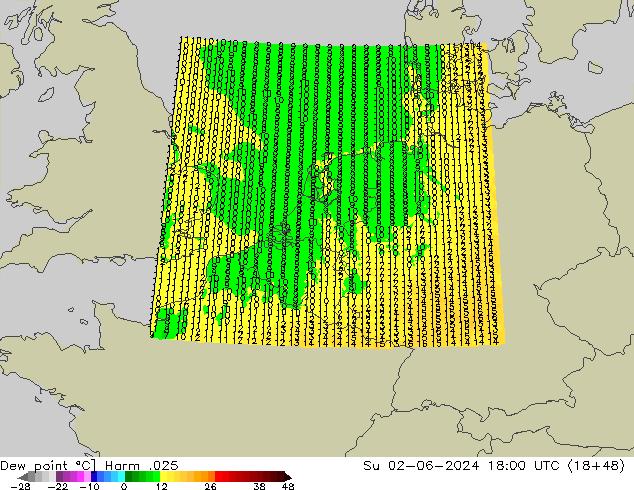 Punto di rugiada Harm .025 dom 02.06.2024 18 UTC