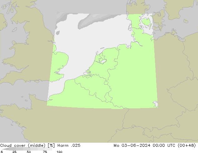 Cloud cover (middle) Harm .025 Mo 03.06.2024 00 UTC