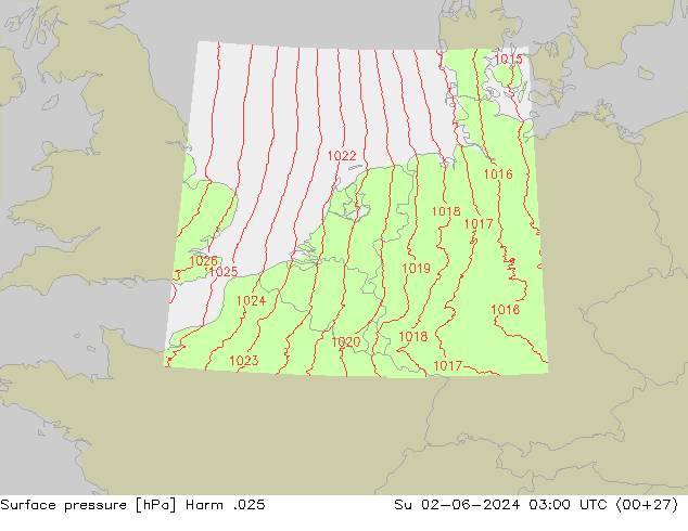 pressão do solo Harm .025 Dom 02.06.2024 03 UTC