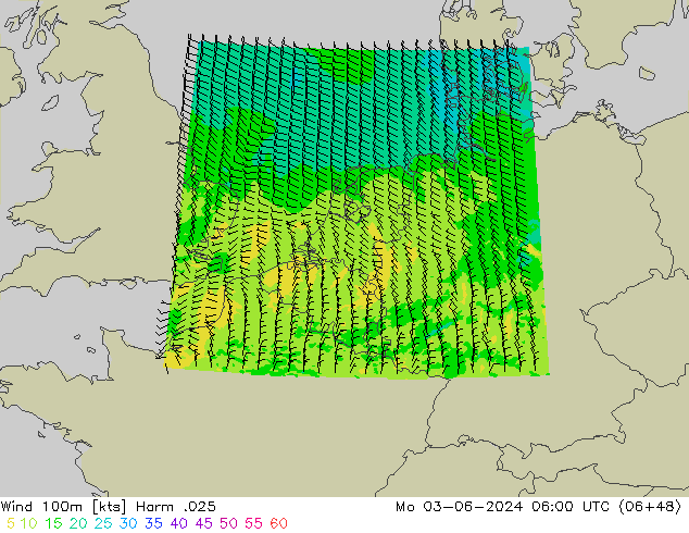 Wind 100m Harm .025 Po 03.06.2024 06 UTC