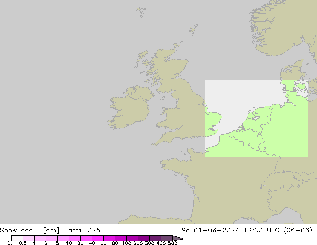 Totale sneeuw Harm .025 za 01.06.2024 12 UTC