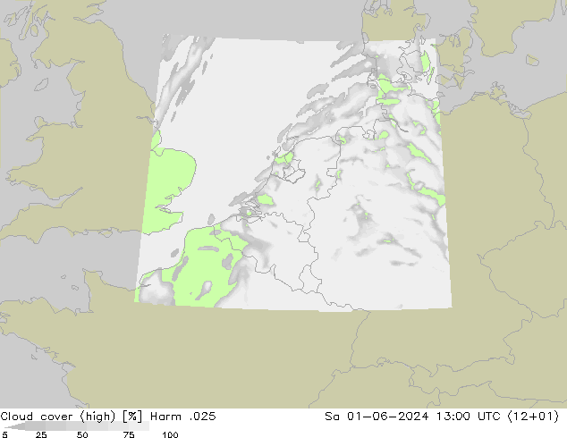 zachmurzenie (wysokie) Harm .025 so. 01.06.2024 13 UTC