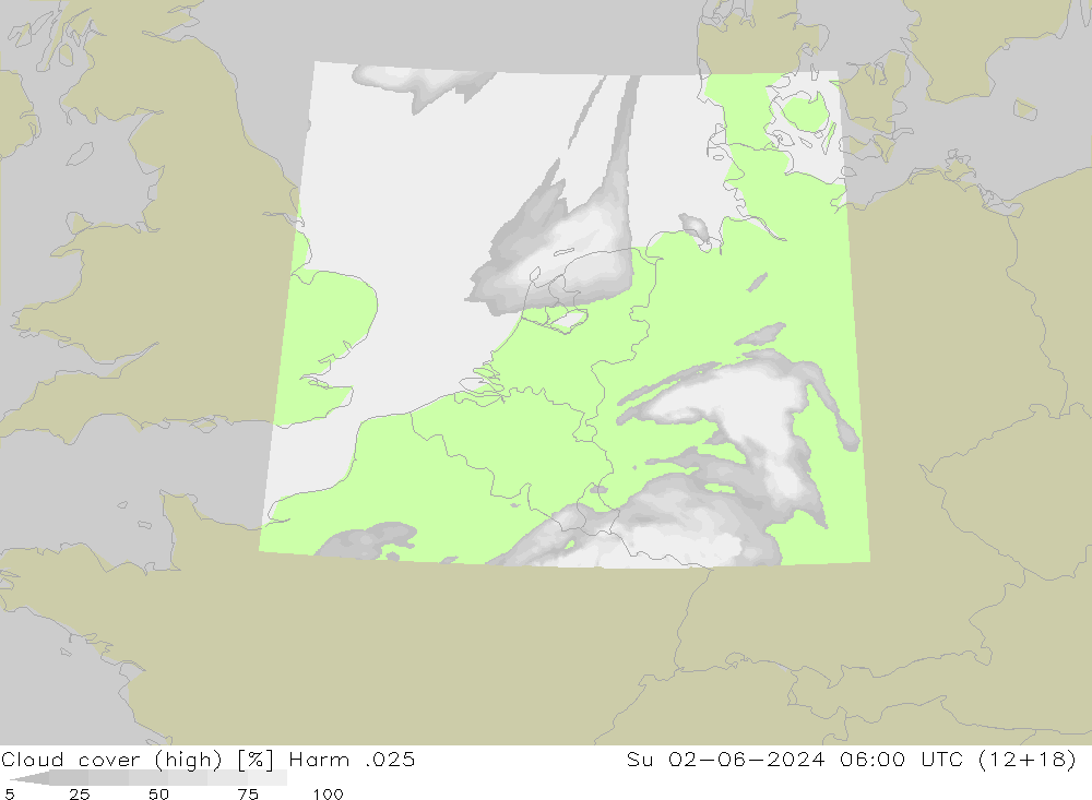 Nubes altas Harm .025 dom 02.06.2024 06 UTC