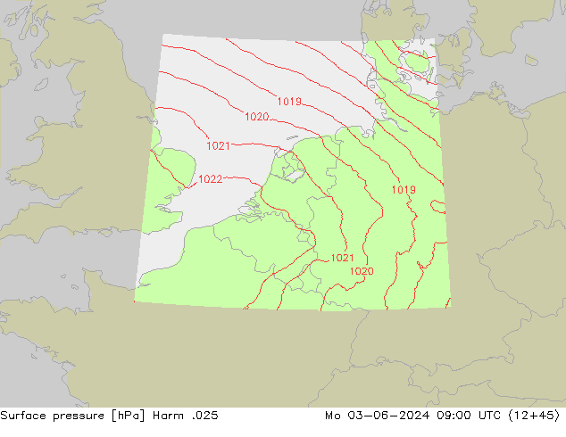 Surface pressure Harm .025 Mo 03.06.2024 09 UTC