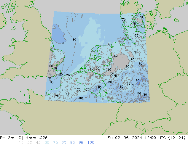 RH 2m Harm .025 Su 02.06.2024 12 UTC