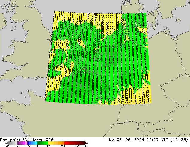 Çiğ Noktası Harm .025 Pzt 03.06.2024 00 UTC