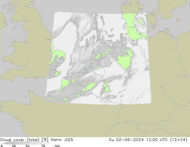 Bulutlar (toplam) Harm .025 Paz 02.06.2024 12 UTC