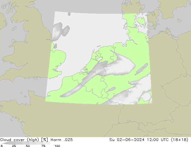 Bewolking (Hoog) Harm .025 zo 02.06.2024 12 UTC