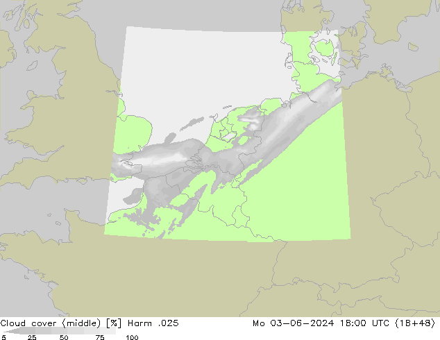 Cloud cover (middle) Harm .025 Mo 03.06.2024 18 UTC