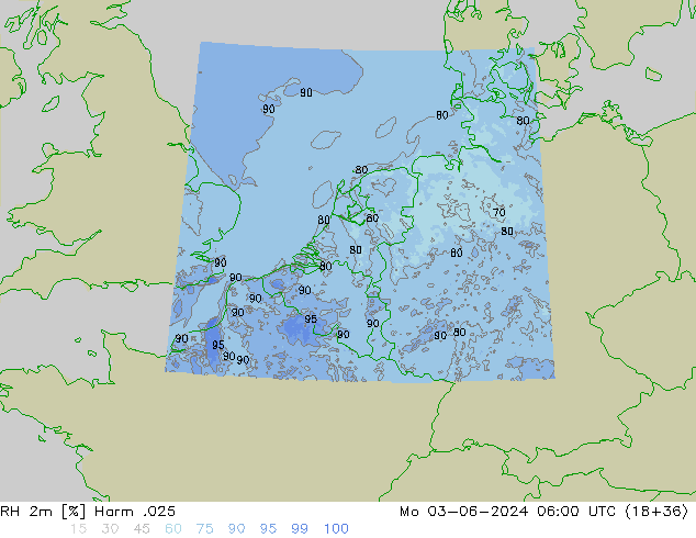 RH 2m Harm .025 Mo 03.06.2024 06 UTC