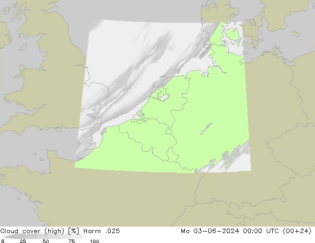 Wolken (hohe) Harm .025 Mo 03.06.2024 00 UTC