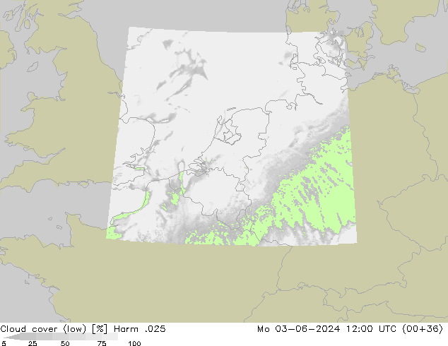 Nubi basse Harm .025 lun 03.06.2024 12 UTC