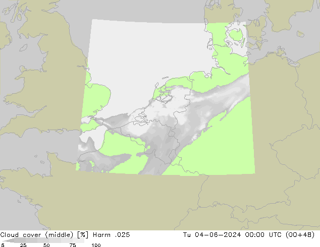 zachmurzenie (środk.) Harm .025 wto. 04.06.2024 00 UTC