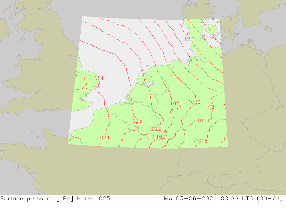 Yer basıncı Harm .025 Pzt 03.06.2024 00 UTC