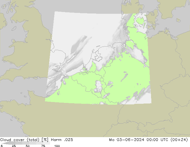 Bulutlar (toplam) Harm .025 Pzt 03.06.2024 00 UTC