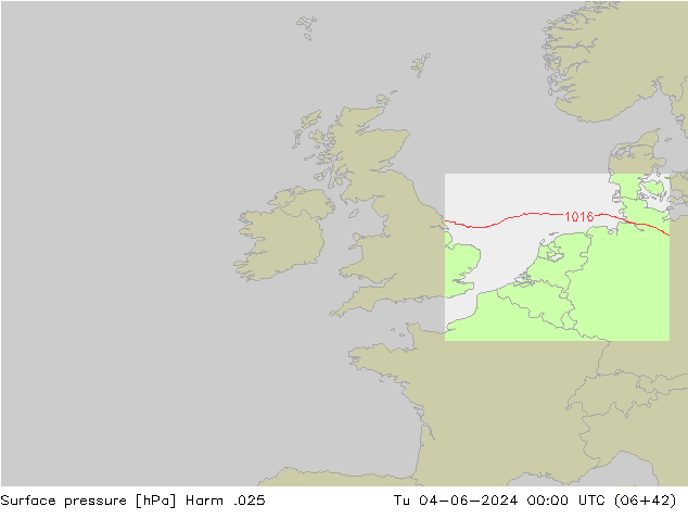 Surface pressure Harm .025 Tu 04.06.2024 00 UTC