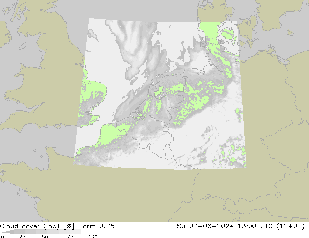 nízká oblaka Harm .025 Ne 02.06.2024 13 UTC