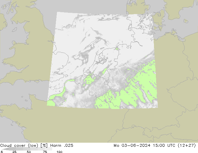 Nubes bajas Harm .025 lun 03.06.2024 15 UTC