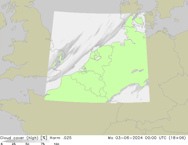 Nubes altas Harm .025 lun 03.06.2024 00 UTC