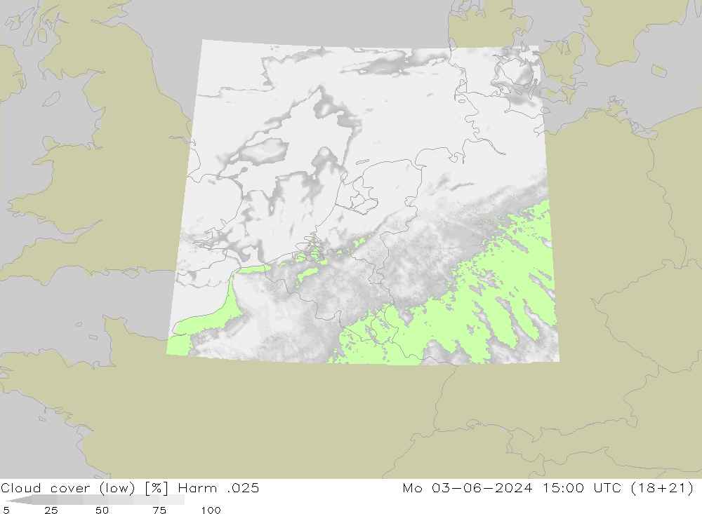 nízká oblaka Harm .025 Po 03.06.2024 15 UTC