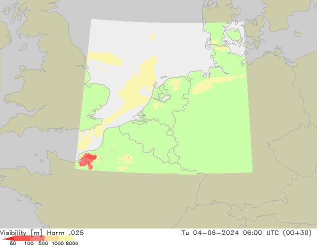 Sichtweite Harm .025 Di 04.06.2024 06 UTC