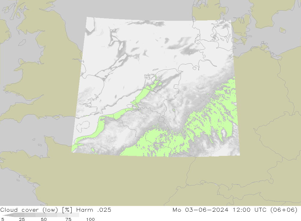 Wolken (tief) Harm .025 Mo 03.06.2024 12 UTC