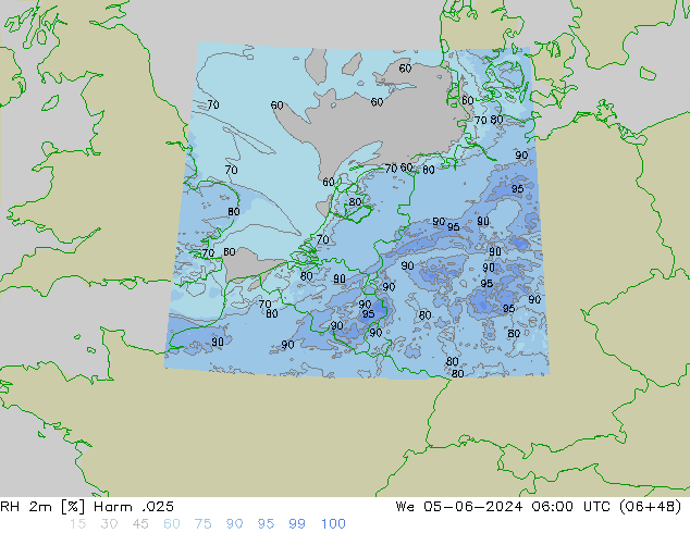 RH 2m Harm .025 mer 05.06.2024 06 UTC