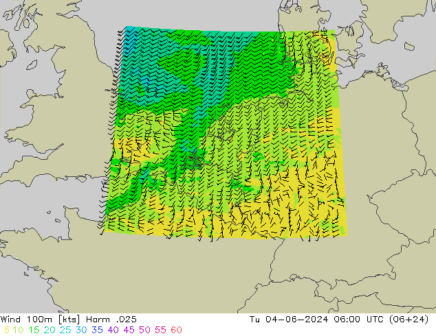 Wind 100m Harm .025 Út 04.06.2024 06 UTC