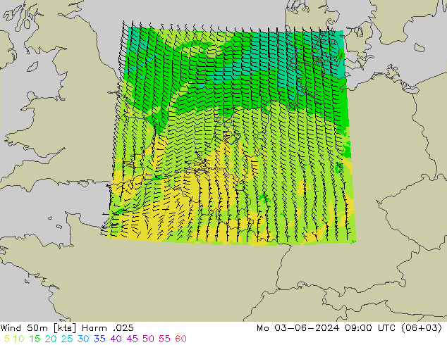 Wind 50m Harm .025 Mo 03.06.2024 09 UTC