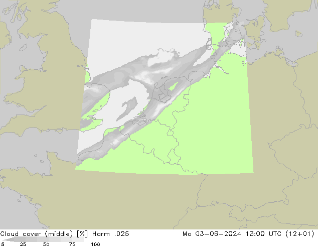 Bewolking (Middelb.) Harm .025 ma 03.06.2024 13 UTC