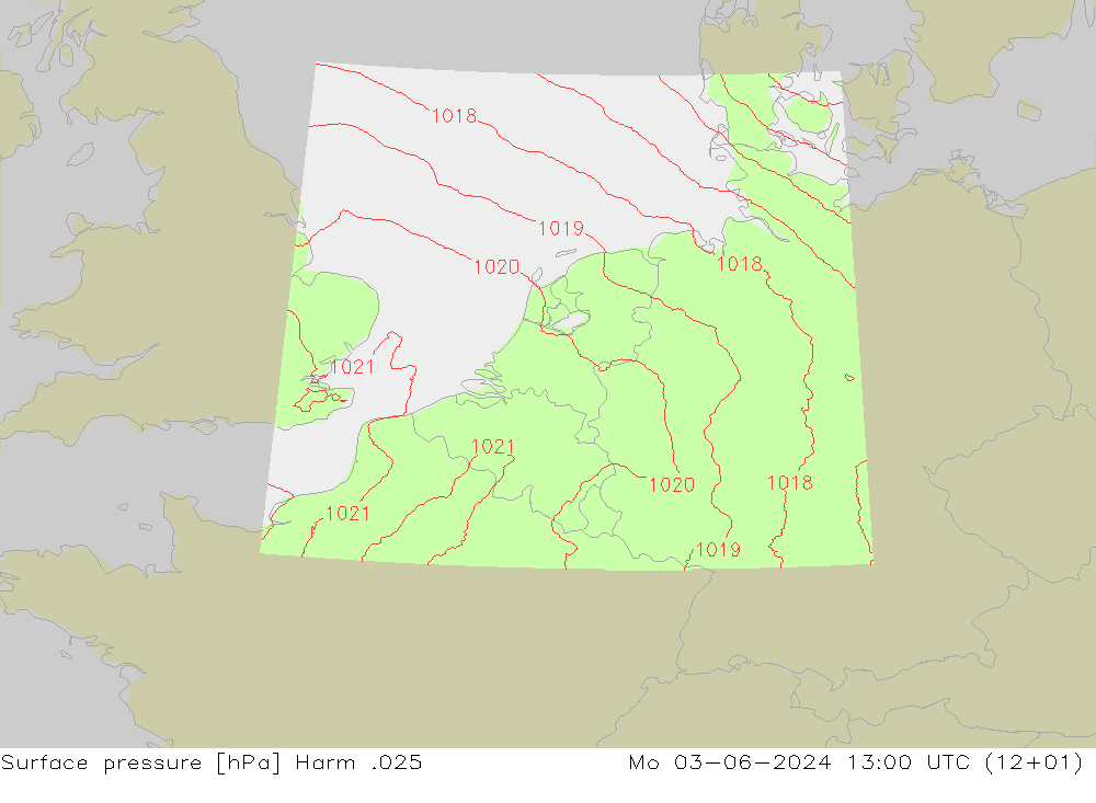 Luchtdruk (Grond) Harm .025 ma 03.06.2024 13 UTC