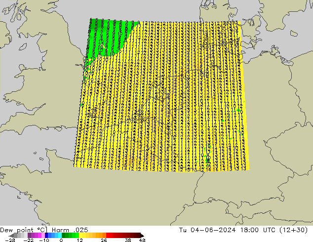 Punto di rugiada Harm .025 mar 04.06.2024 18 UTC