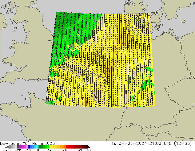 Punto di rugiada Harm .025 mar 04.06.2024 21 UTC