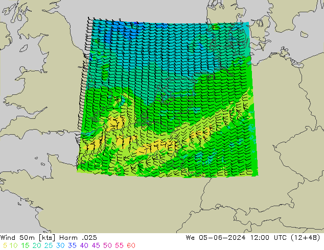 Wind 50m Harm .025 Mi 05.06.2024 12 UTC