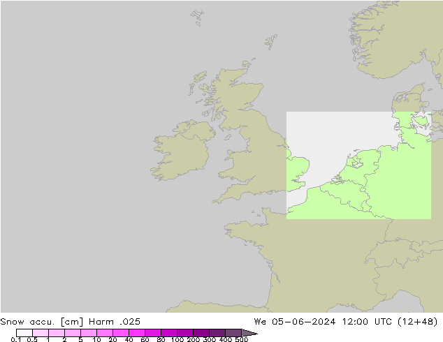 Snow accu. Harm .025 We 05.06.2024 12 UTC