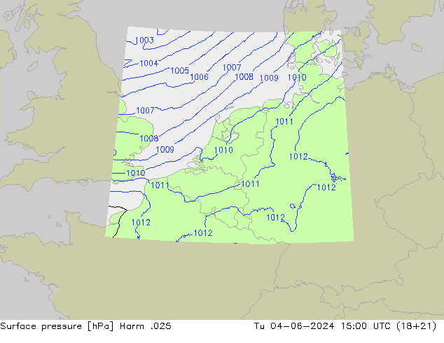 Yer basıncı Harm .025 Sa 04.06.2024 15 UTC