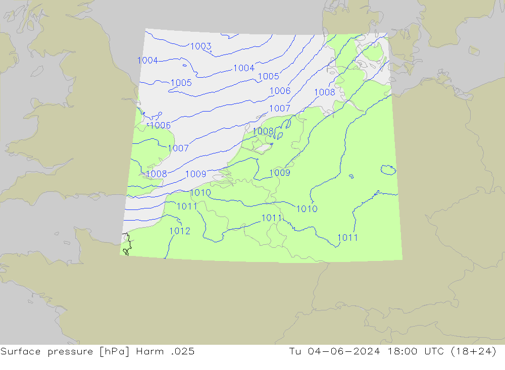 Yer basıncı Harm .025 Sa 04.06.2024 18 UTC