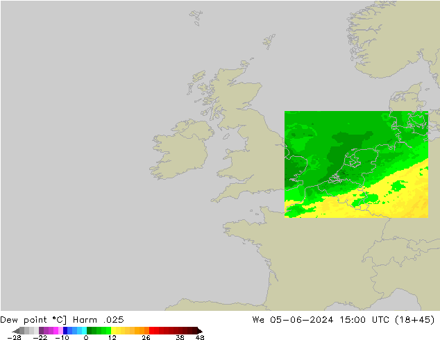 Dew point Harm .025 We 05.06.2024 15 UTC